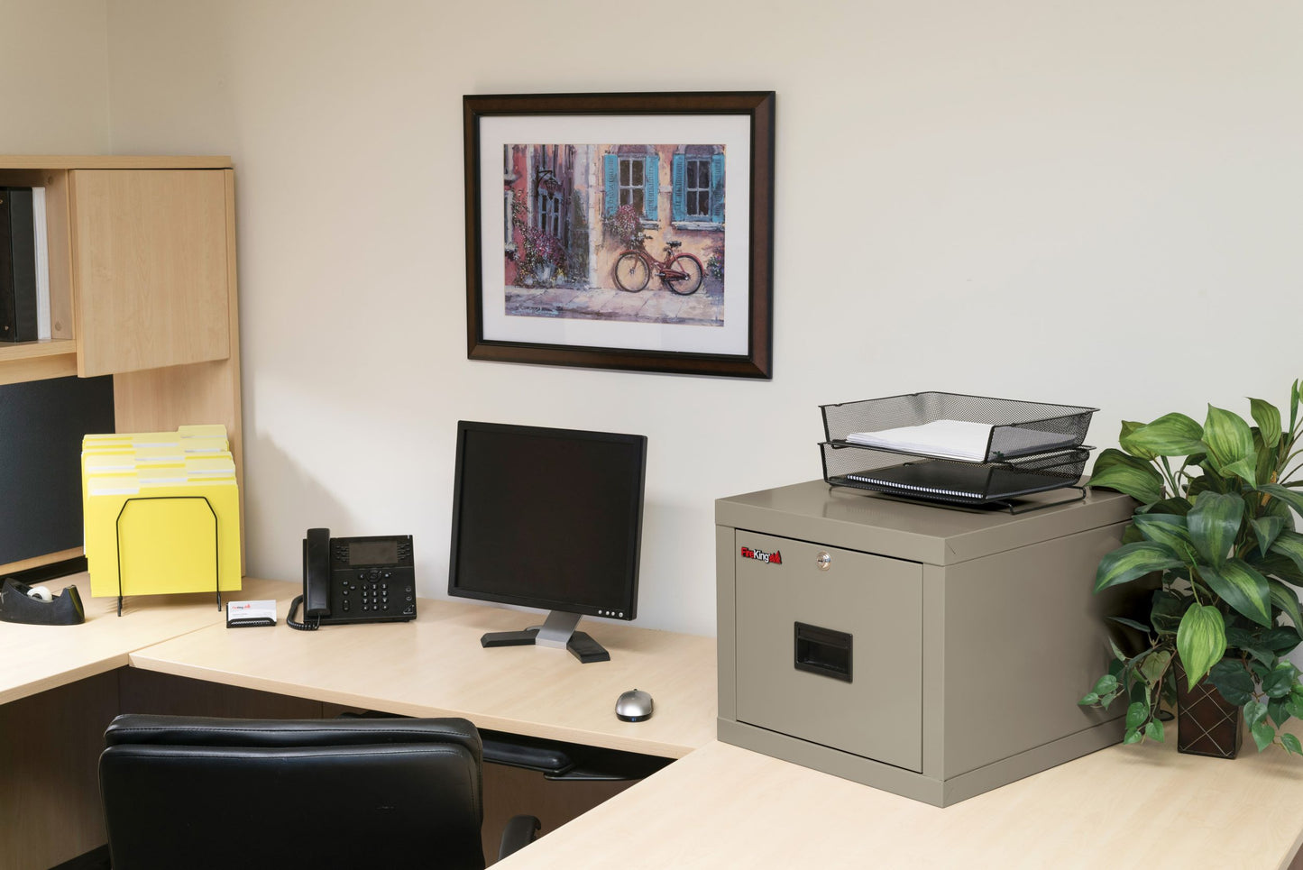 FireKing One Drawer Fire Rated File Cabinet
