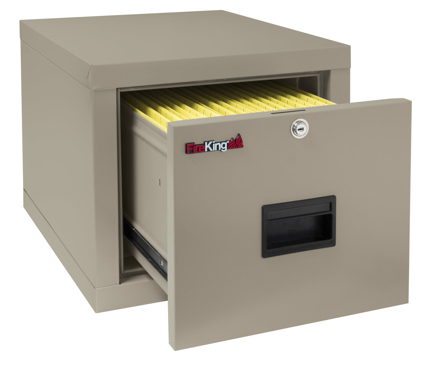 FireKing One Drawer Fire Rated File Cabinet