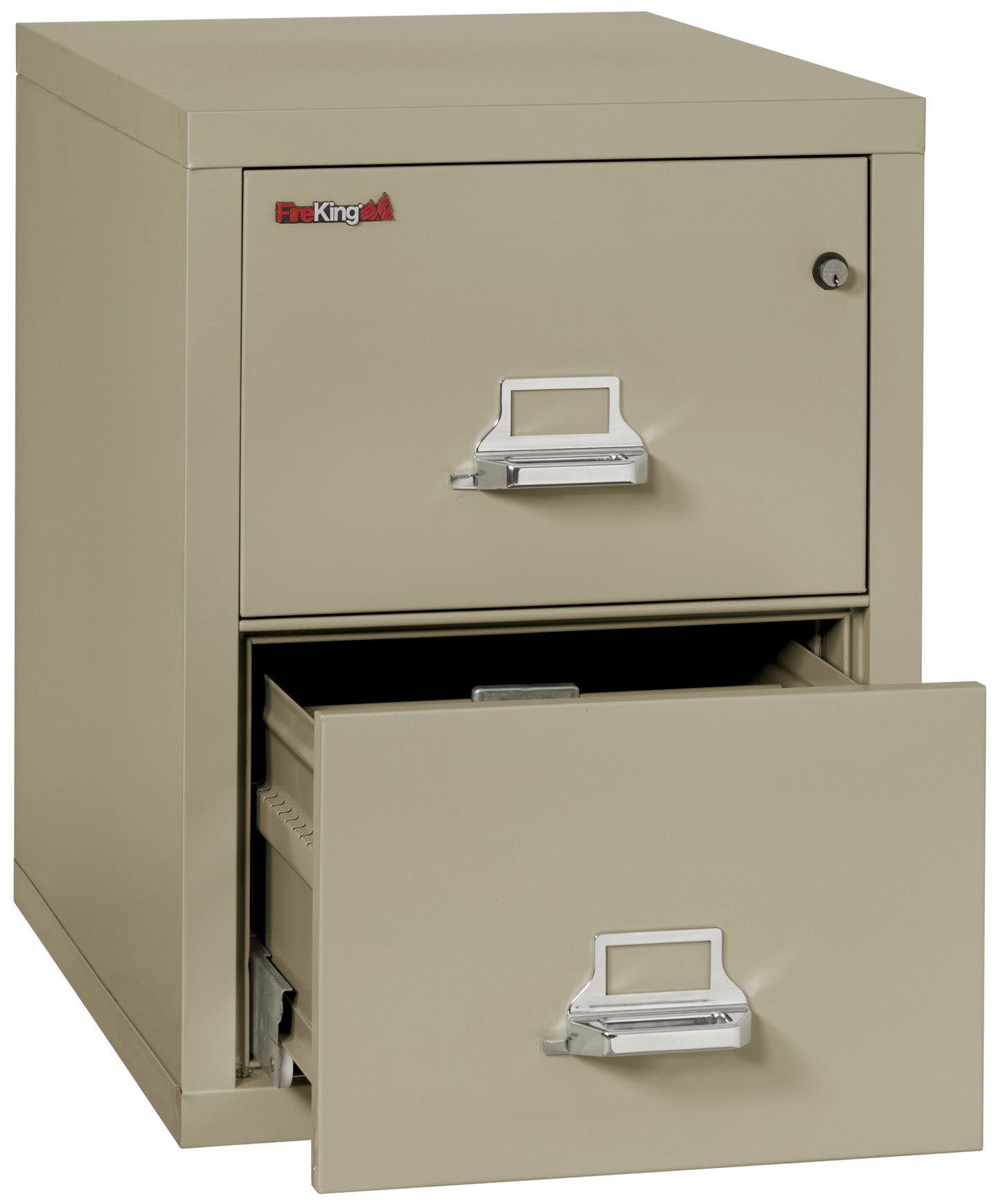 FireKing 1 Hour Fire Resistant File Cabinet - 2 Drawer Letter 25" Depth