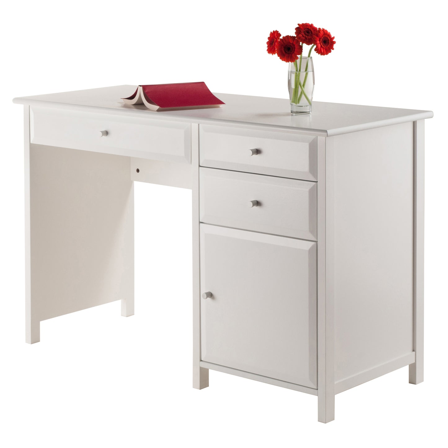 Delta Home Office Writing Desk, White