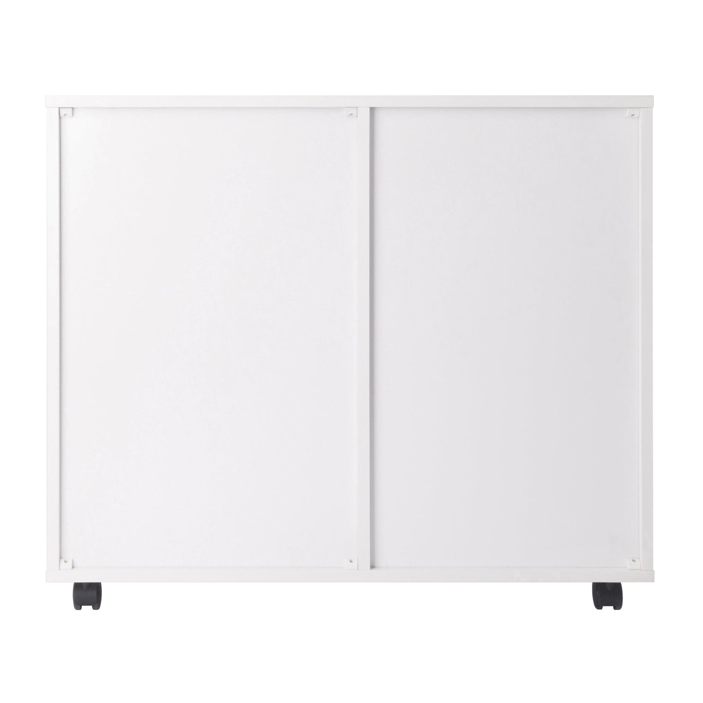 Halifax Wide Mobile Storage Cabinet, 2-Drawer, Filing Cabinet, White