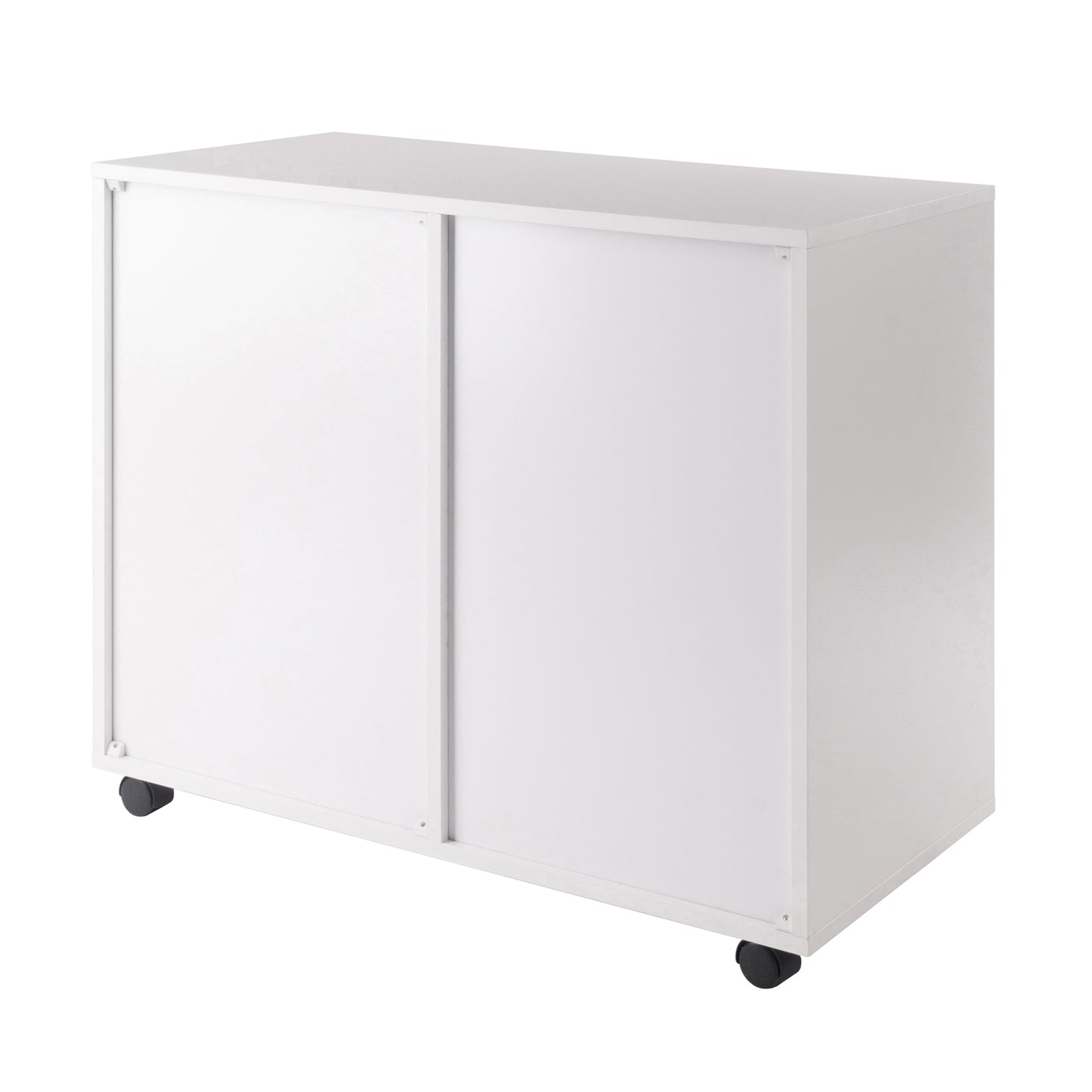 Halifax Wide Mobile Storage Cabinet, 2-Drawer, Filing Cabinet, White