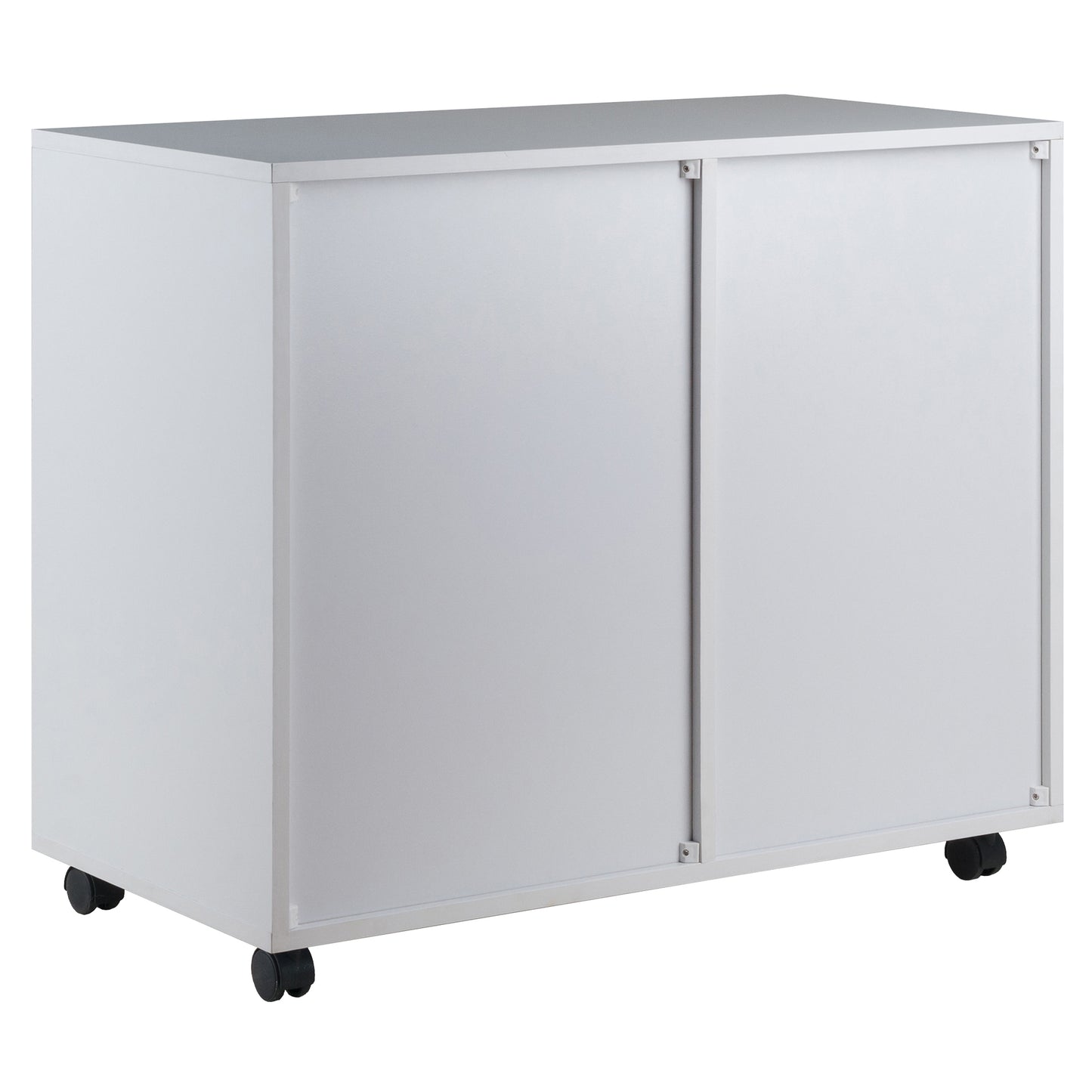 Halifax Wide Mobile Storage Cabinet, 5-Drawer, White