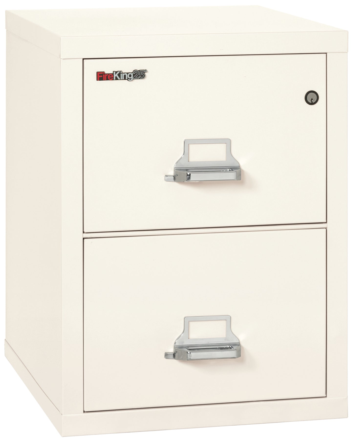 FireKing 1 Hour Fire Resistant File Cabinet - 2 Drawer Letter 25" Depth