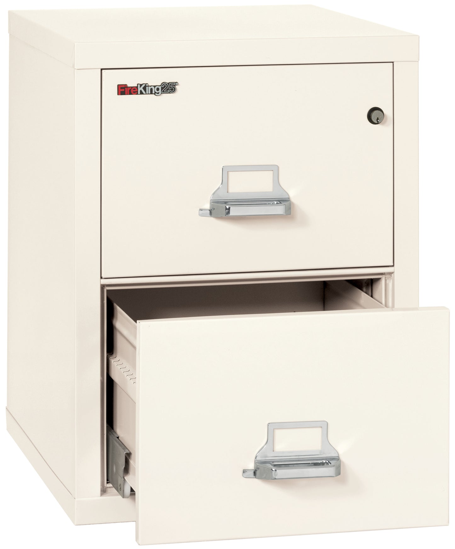 FireKing 1 Hour Fire Resistant File Cabinet - 2 Drawer Letter 25" Depth