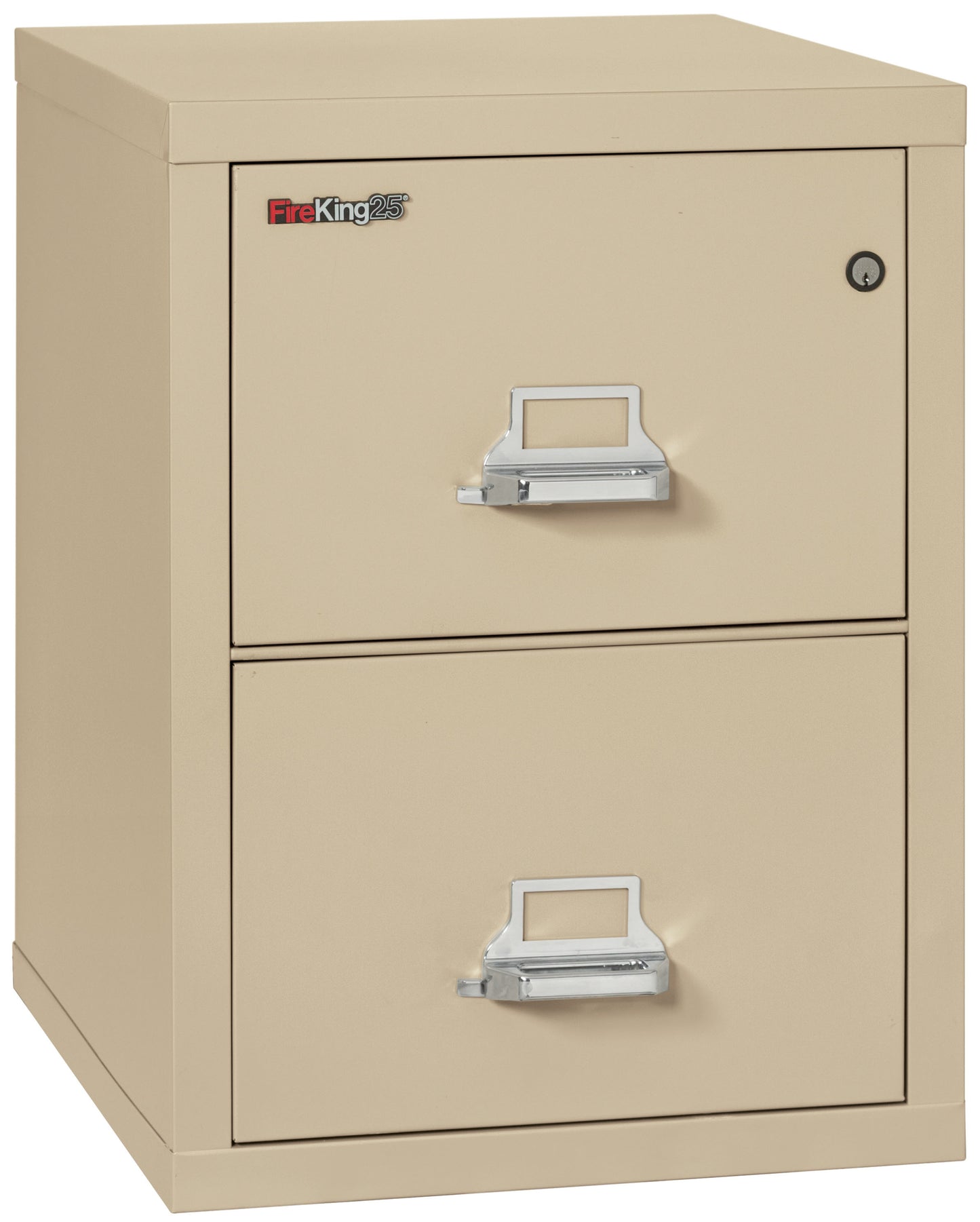 FireKing 1 Hour Fire Resistant File Cabinet - 2 Drawer Letter 25" Depth