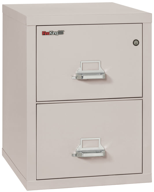 FireKing 1 Hour Fire Resistant File Cabinet - 2 Drawer Letter 25" Depth