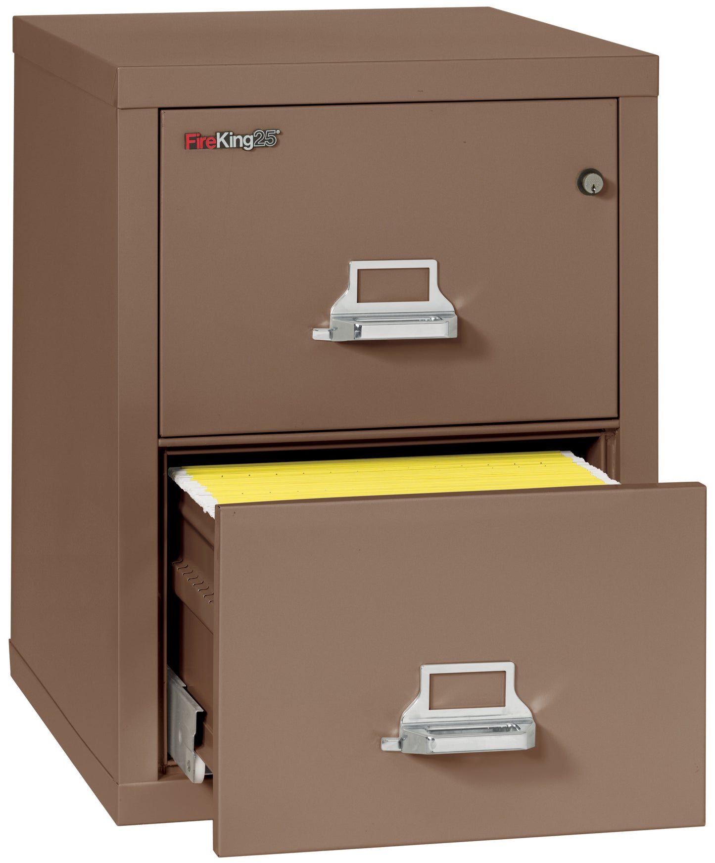 FireKing 1 Hour Fire Resistant File Cabinet - 2 Drawer Letter 25" Depth