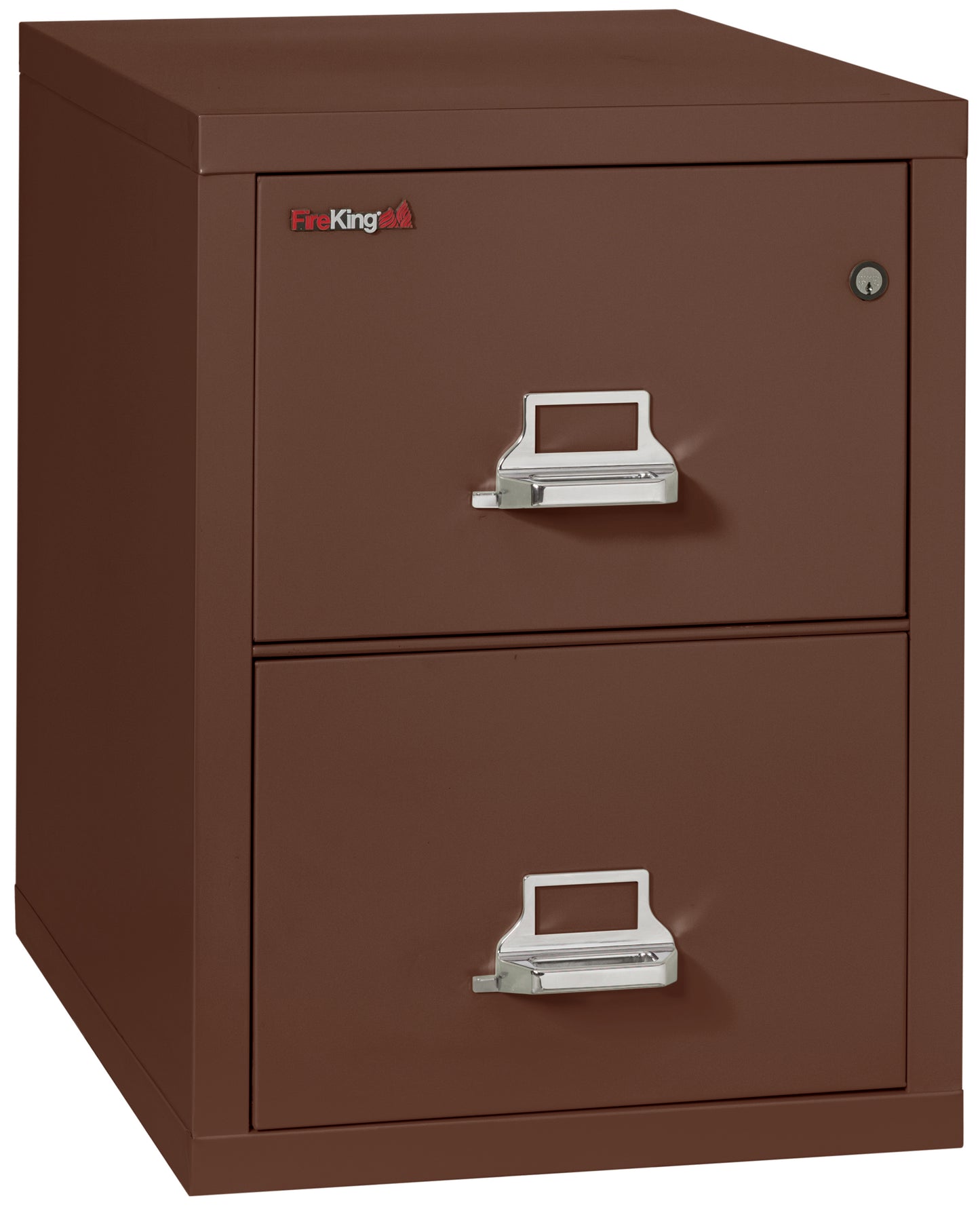 FireKing 1 Hour Fire Resistant File Cabinet - 2 Drawer Letter 31" Depth - Brown