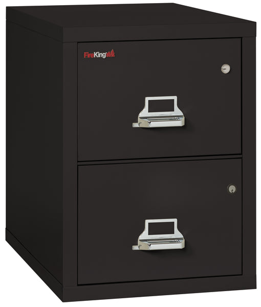 FireKing 2 Drawer Legal Safe-in-a-File Cabinet - 2 Drawer Letter 31 Depth - Black