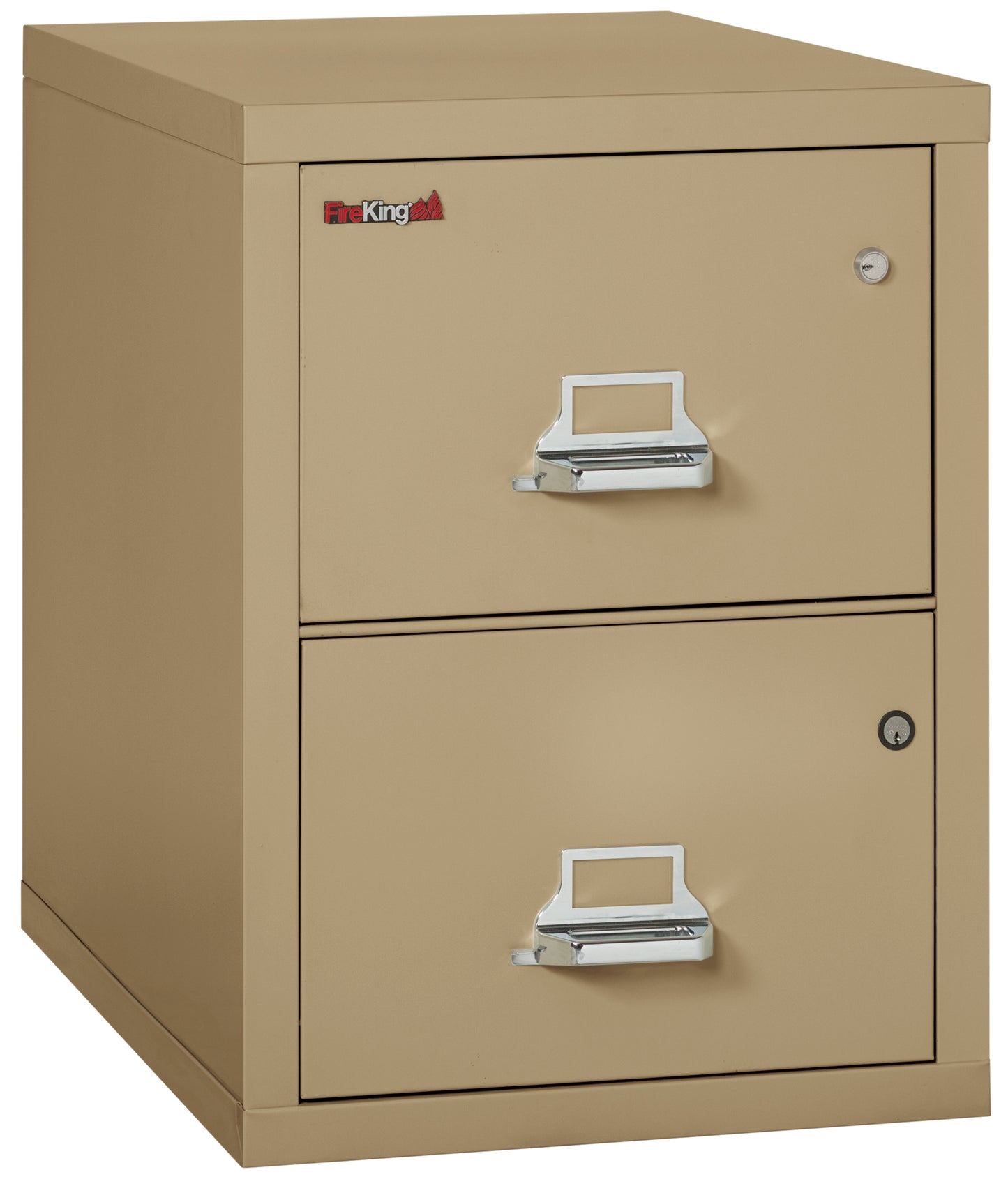 FireKing 2 Drawer Legal Safe-in-a-File Cabinet - 2 Drawer Letter 31" Depth - Sand