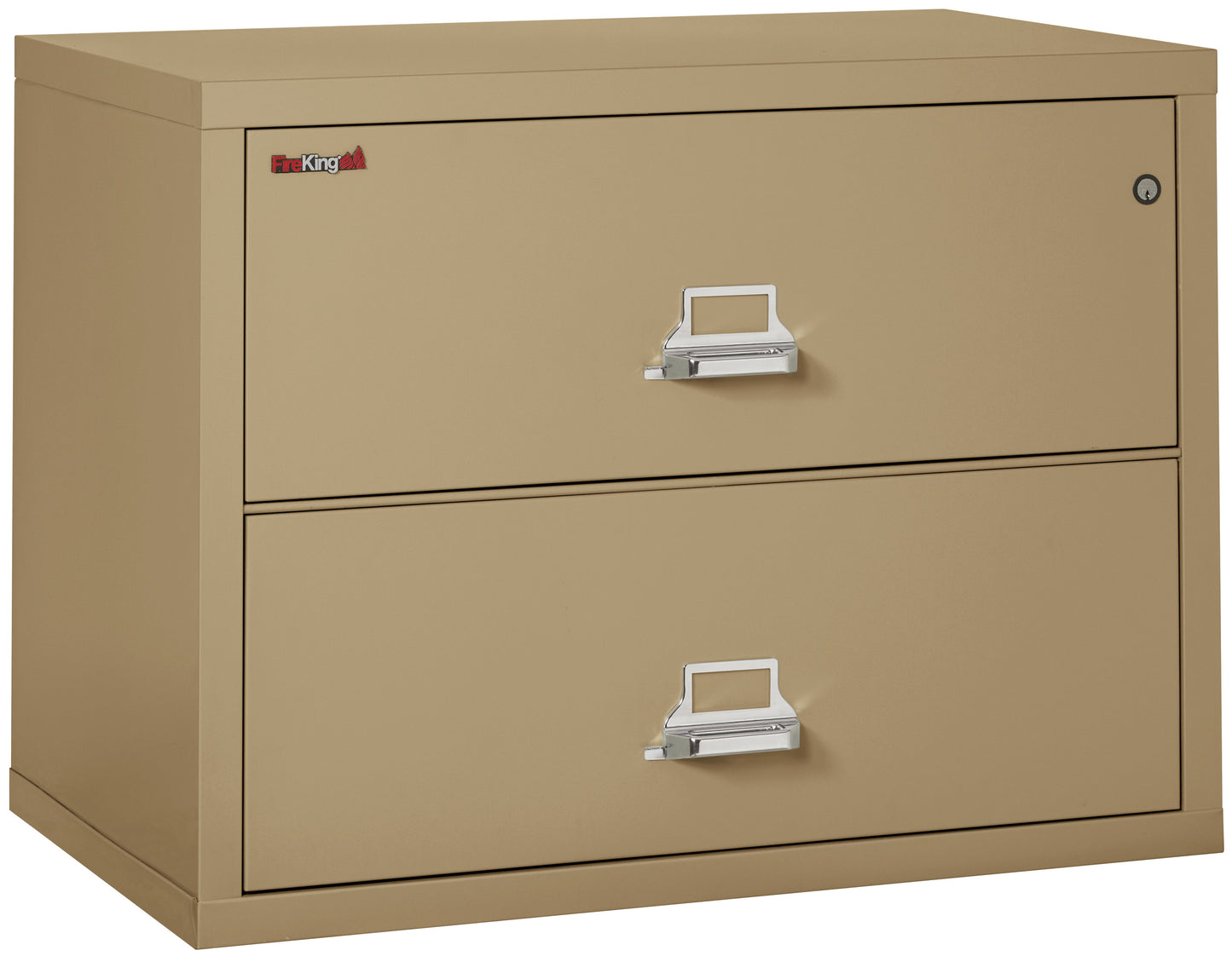 FireKing Fire Resistant File Cabinet - 2 Drawer Lateral 38" Wide - Sand