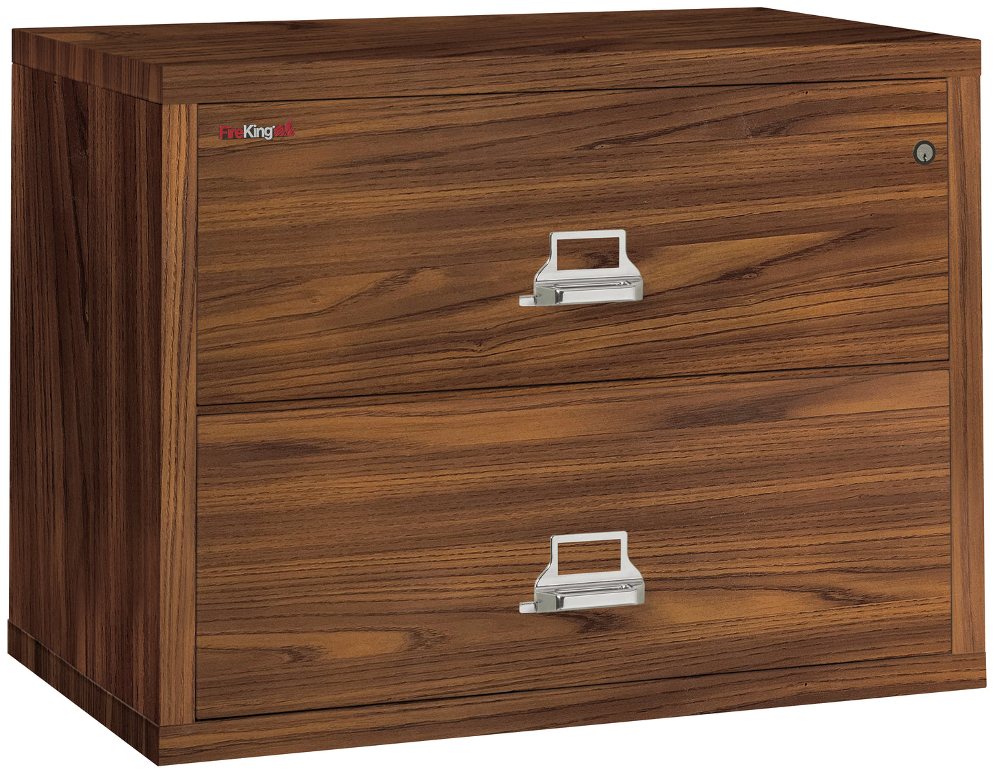 FireKing Fire Resistant File Cabinet - 2 Drawer Lateral 38" Wide - Light Chestnut