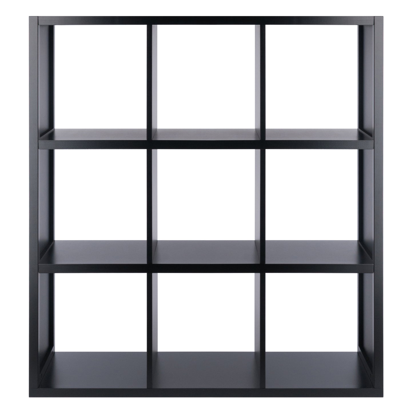 Timothy 3x3 Storage Cube Shelf, Black