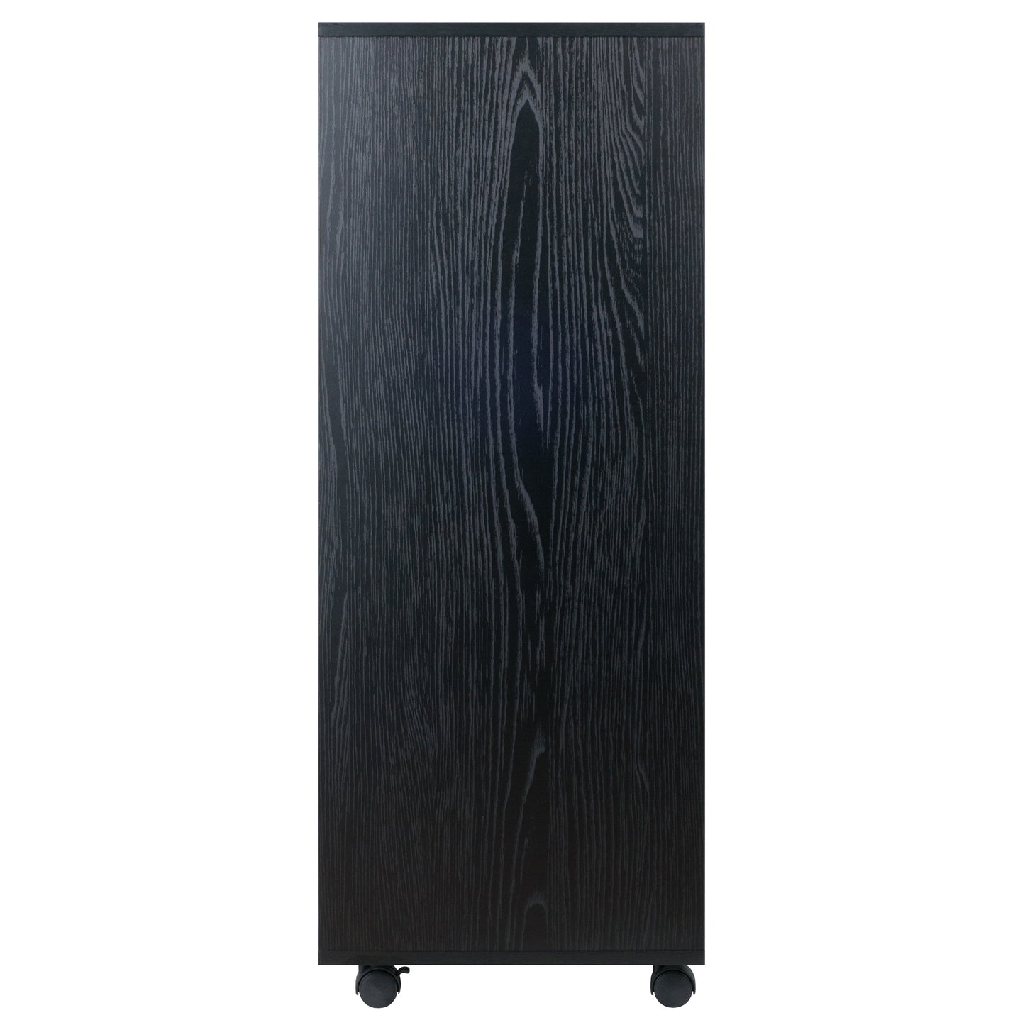 Halifax Tall Mobile Storage Cabinet, 5-Drawer, Black