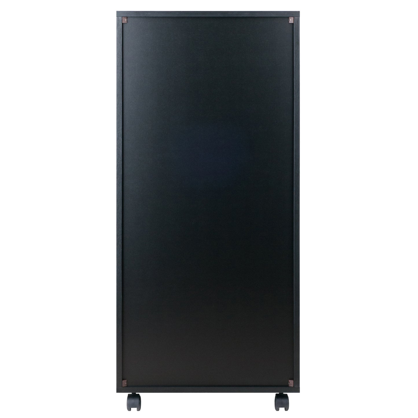 Halifax Tall Mobile Storage Cabinet, 5-Drawer, Black