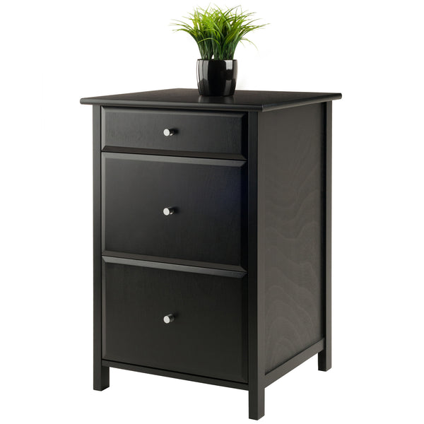 Delta Home Office File Cabinet, Black