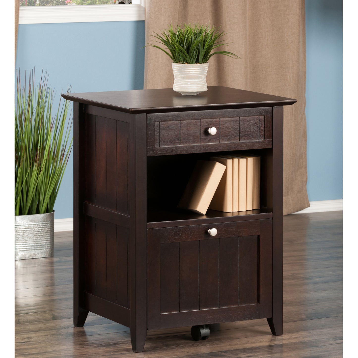 Burke Home Office File Cabinet, Coffee