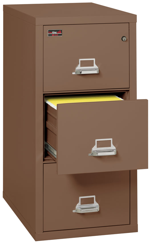 FireKing 2 Hour Fire Resistant File Cabinet - 3 Drawer Letter 31" Depth - Tan