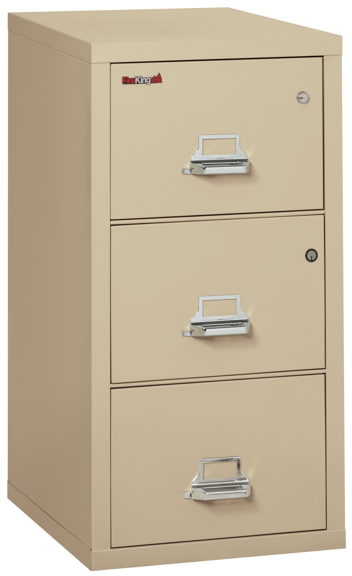 FireKing 1 Hour Fire Resistant File Cabinet - 3 Drawer Legal 31" Depth - Parchment