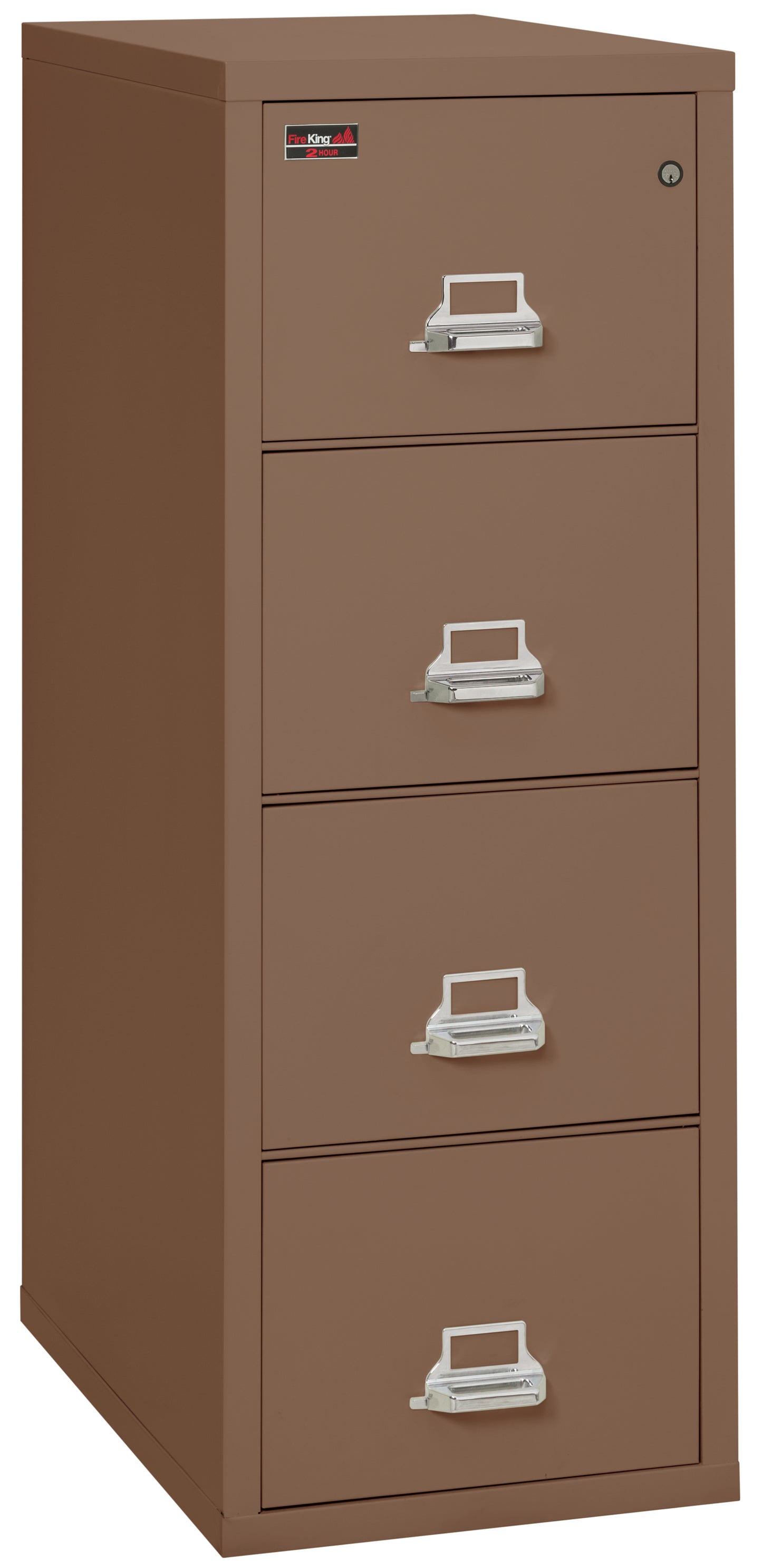 FireKing 2 Hour Fire Resistant File Cabinet - 4 Drawer Letter 31" Depth - Tan