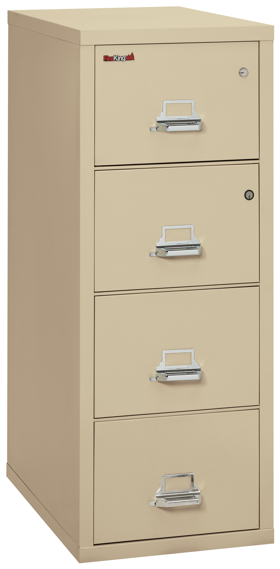 FireKing 4 Drawer Legal Safe-in-a-File Cabinet - Parchment