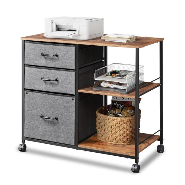 Drawer Mobile Steel Lateral Filing Cabinet